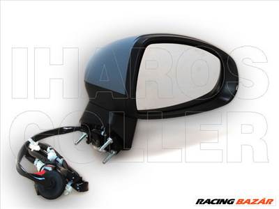 Audi A1 (8X) 2010.01.01-2014.12.01 Visszapillantó tükör jobb, elektromos állítás, aszférikus, fűthető, fényezendő, villogós (049I)