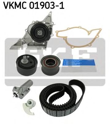 SKF VKMC 01903-1 - Vízpumpa + fogasszíj készlet AUDI SKODA VW 1. kép