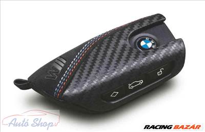 Gyári BMW M Performance alcantara - carbon kulcstok IX i20 F98 X4M LCI 82295A56C32