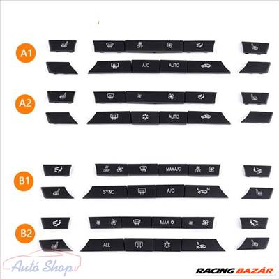 BMW klíma panel gombok gombok F01 F02 F06 F07 F10 F11 F18 F12 F13 F15 F16 , 61319313922, 61319313923, 61319313924