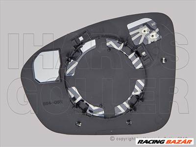 Renault Captur 2019.12.01- Tükörlap cserélhető jobb, domború, fűthető (1M7W)