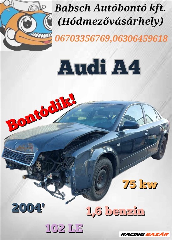 Audi A4 (B6/B7) bontott alkatrészei (24/24) 1. kép
