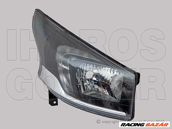Opel Vivaro 2014.06.01-2019.07.31 Fényszóró H4+LED nappali fény jobb (motorral) TYC (1KA3) 1. kép