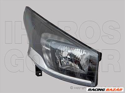 Opel Vivaro 2014.06.01-2019.07.31 Fényszóró H4+LED nappali fény jobb (motorral) TYC (1KA3)