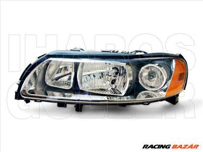 Volvo V70 2000.01.01-2007.08.31 fényszóró H7/H9 bal szürke h., 05-től (motoros állítás, motor nélkül) DEPO (0XEJ)