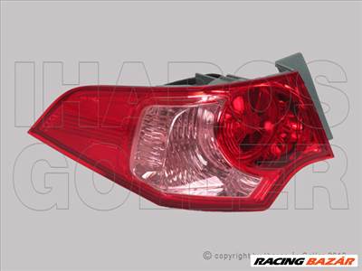Honda Accord 2008.07.01-2015.06.01 Hátsó lámpa üres külső bal 11-től (4 ajtós) DEPO (0WUX)