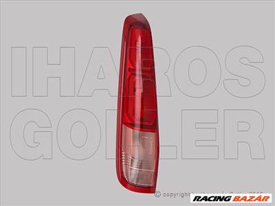 Nissan X-TRAIL (T30) 2001.06.01-2007.02.28 Hátsó lámpa kpl. bal 03.09-től (rózsaszin) (10AI)