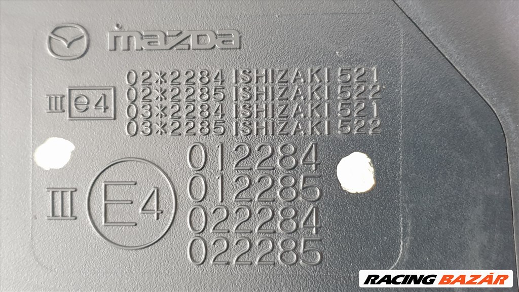 507128 Mazda CX7, 2009, Bal Visszapillantó Tükör, 6 Vezeték, Indexes E412284 11. kép