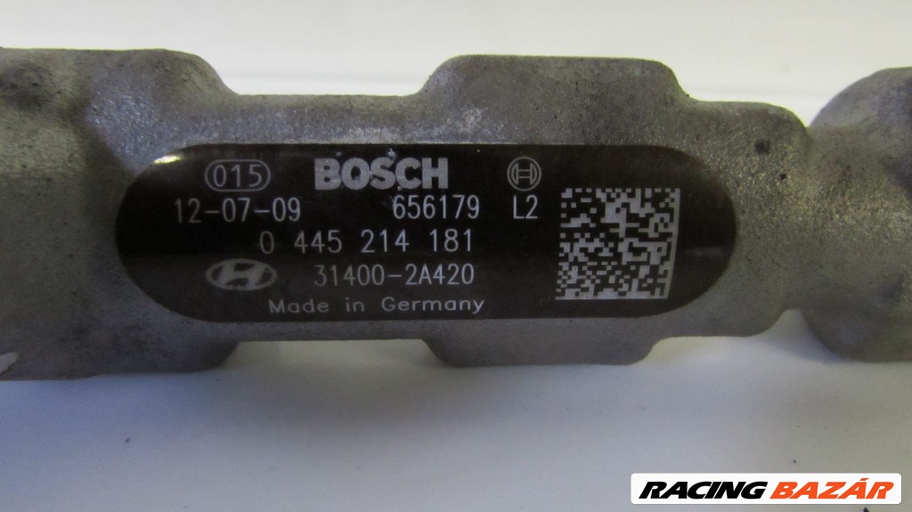 13348 KÖZÖS NYOMÓCSŐ RAIL - Hyundai Accent 06-18, Elantra 06-15, Getz 06-10, ix35 10-15, Matrix 8-10, i20 08-12, i30 07-15, i40 11-15, Kia Carens 06-16, Ceed 06-15, Cerato 06-13, Optima 11-15, Rio 05-11, Soul 08-16, Sportage 10-15, Venga 09-19 - 1,6 dízel, 56.800 km, 314002A420 2. kép