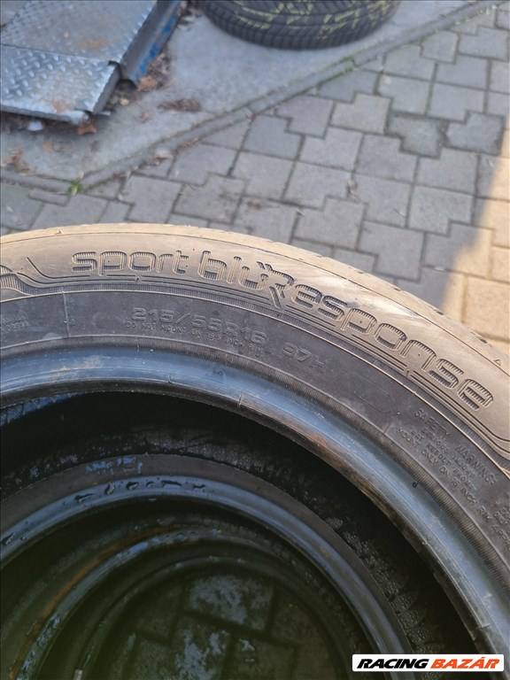  215/5516" újszerű Dunlop SportBluResponse nyári gumi 4db  6. kép