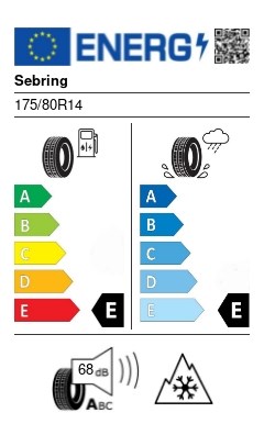 SEBRING FORMULA SNOW+ 601 M+S 175/80 R14 88T téli gumi 2. kép