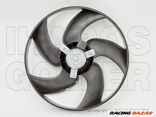 Peugeot 206 1998.09.01-2007.07.31 Hűtőventilátor-motor lapáttal, klíma nélkülihez (0T6C) 1. kép