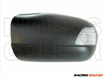 Mercedes E (W210) 1999.07.01-2002.03.31 Visszapillantó tükör borítás bal alapozott, villogóval (0XSB)