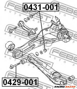 FEBEST 0429-001 - Dőlésállító csavar MITSUBISHI VOLVO