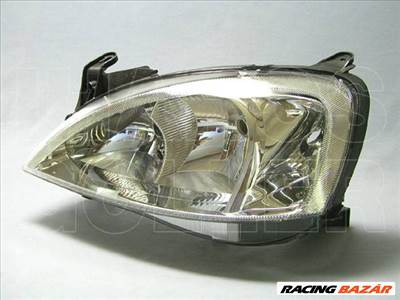 Opel Corsa C 2000.09.01-2006.08.31 fényszóró 2H7 bal 02.9-04.8 (motoros állítás, motor nélkül) VALEO (0FFC)