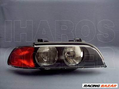 BMW 5 (E39) 1995.12.01-2000.08.31 Fényszóró FF-H7/HB3 sárga vill. jobb HELLA (0BD5)