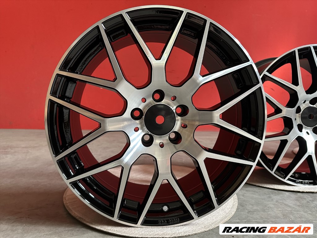 R18 5x112 (66,5) Elite Wheels EJ32 ELEGANCE-R 8J ET45 BLACK POLISHED új felnik, alufelnik 8x18 18"  2. kép