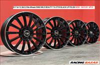 R17 5x112 (66,5) Elite Wheels EW02 WILD BEAUTY 7.5J ET35 BLACK LIP POLISH új alufelnik 17"