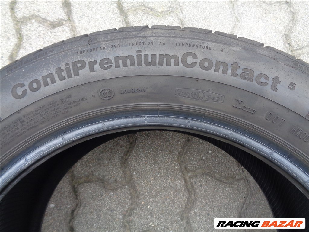 Continental 225/55R17 nyári gumi garnitúra 80-85%-os eladó. 5. kép