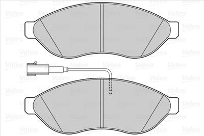 VALEO 302263 - fékbetétkészlet, tárcsafék CITROËN FIAT OPEL PEUGEOT
