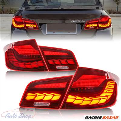 BMW F10 10-16 Piros fekete VOLL-LED  Hátsó lámpa szett