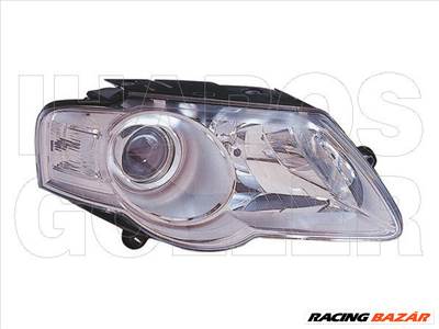 Volkswagen Passat (B6) 2005.03.01-2010.10.31 fényszóró 2H7 jobb króm házas (Hella típusú) DEPO (0REX)