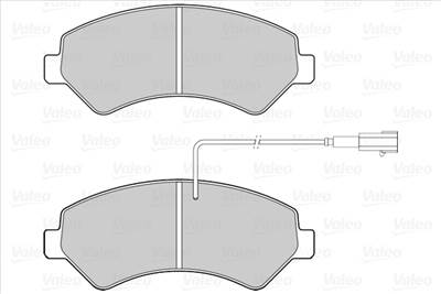 VALEO 302264 - fékbetétkészlet, tárcsafék CITROËN FIAT OPEL PEUGEOT