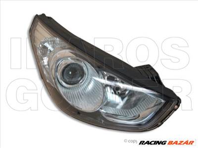 Hyundai Ix35 2010.04.01-2014.12.31 Fényszóró 2H7 jobb,fekete házas -13.7(motoros állítás, motor nélkül) DEPO (01KP)