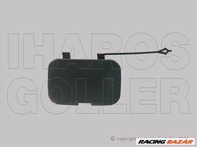Citroen Jumper 2014.01.01- Vonószemborítás első lökhárítóhoz fekete (13MD)