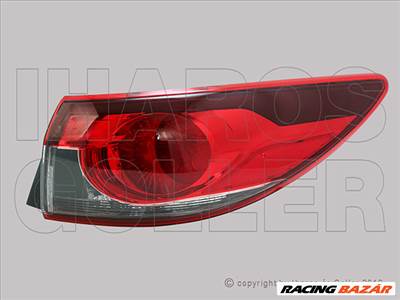 Mazda 6 2012.01.02- Hátsó lámpa üres jobb külső LED-es (Sedan) -15 (0802)
