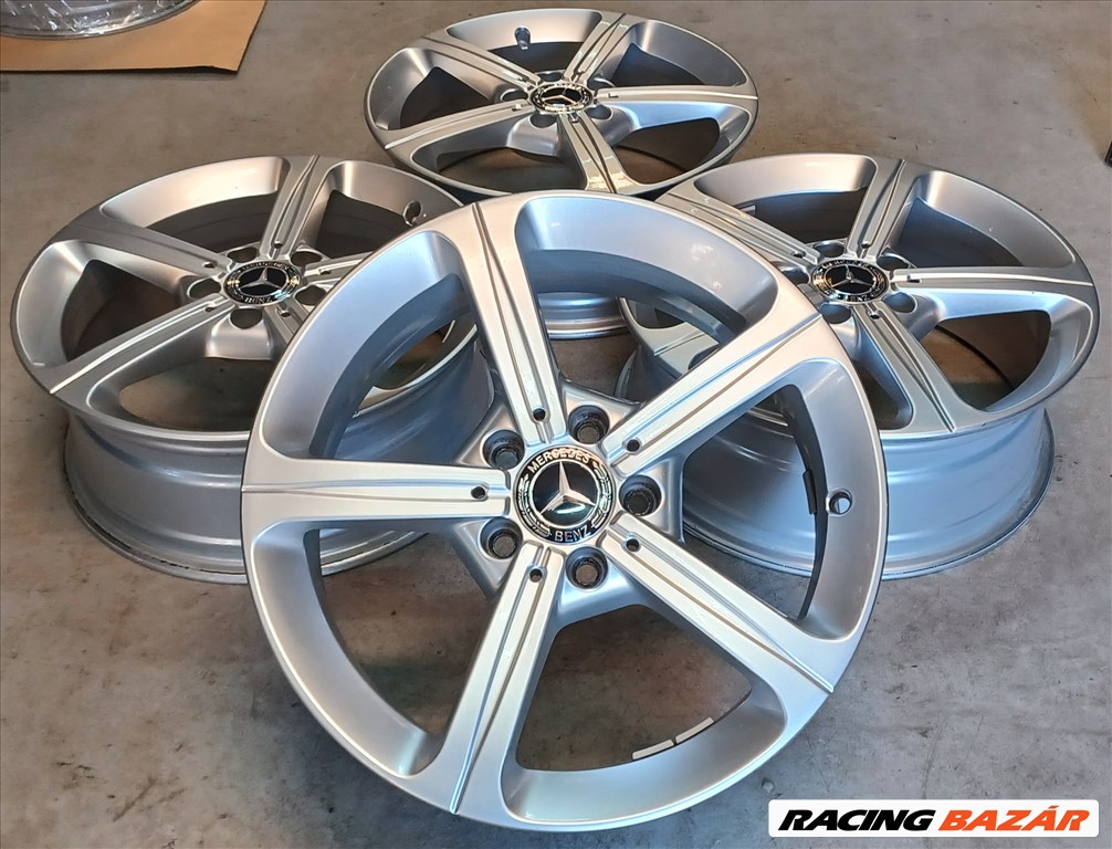 Gyári Mercedes W177 A B CLA alufelnik 5x112 6,5x17 ET44 4db 2. kép