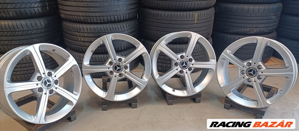 Gyári Mercedes W177 A B CLA alufelnik 5x112 6,5x17 ET44 4db 6. kép