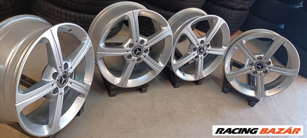 Gyári Mercedes W177 A B CLA alufelnik 5x112 6,5x17 ET44 4db 7. kép