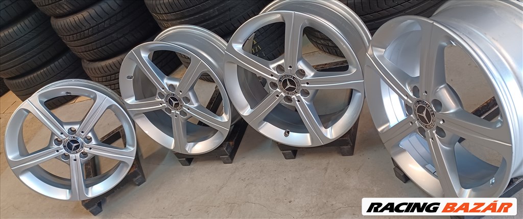 Gyári Mercedes W177 A B CLA alufelnik 5x112 6,5x17 ET44 4db 8. kép