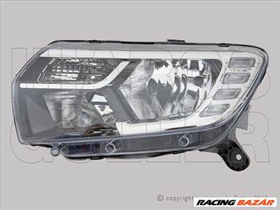 Dacia Logan 2017.09.01-2020.12.31 Fényszóró 2H7/LED bal (motoros) DEPO * (1GGX)