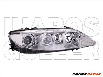 Mazda 6 2002.03.01-2005.05.31 Fényszóró 2H1/H3 jobb (motorral) TYC (0R70)