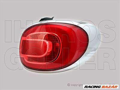 Fiat 500L 2012.03.06-2017.05.01 Hátsó lámpa üres jobb LED (1AWP)