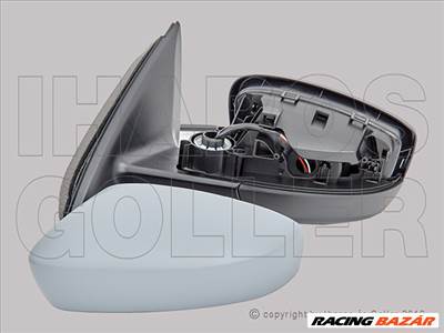 Seat Toledo 2013.01.01-2017.06.01 Visszapillantó tükör bal, elektromos állítás, fűthető,domború,fényezendő (1412)