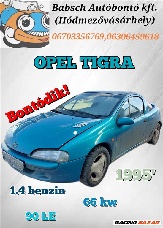 Opel Tigra bontott alkatrészei (24/26) 1. kép