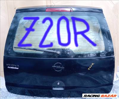 Opel Meriva A Z20R fekete A MERIVA 	hátsó ajtó , csomagtér ajtó z20rfeketemeriva
