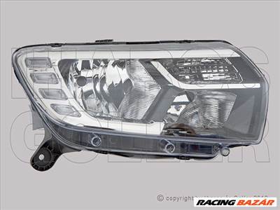 Dacia Logan 2017.09.01-2020.12.31 Fényszóró 2H7/LED jobb (motoros) DEPO * (1GGY)
