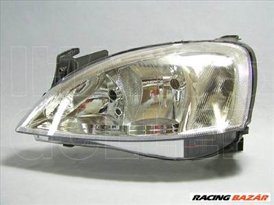 Opel Corsa C 2000.09.01-2006.08.31 fényszóró 2H7 bal 02.8-ig (motoros állítás, motor nélkül) VALEO tip. TYC (0HEU)