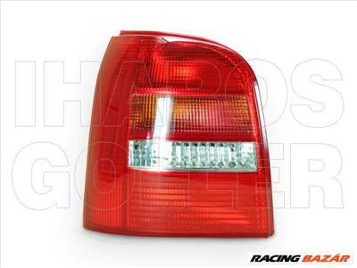 Audi A4 1999.01.01-2000.12.31 Hátsó lámpa üres bal, piros-fehér (Kombi) DEPO (0VEY)