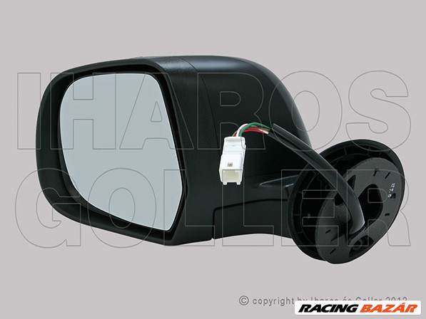 Dacia Duster 2010.02.01-2013.05.31 Külső tükör bal, el. állíth. fűthető, fekete (18ZB) 1. kép