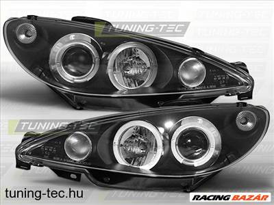 Peugeot 206 PEUGEOT 206 02- ANGEL EYES BLACK Tuning-Tec Fénysz