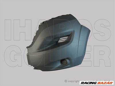 Citroen Jumper 2014.01.01- Első lökhárító sarok bal ködlámpás is, s. szürke (14B9)