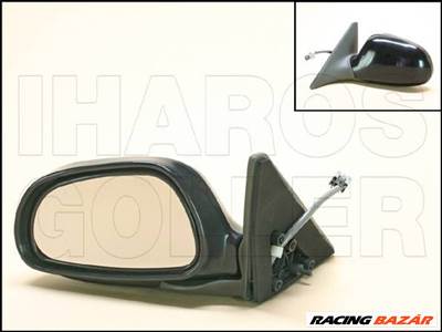Mazda 626 1992.05.01-1997.07.31 Külső tükör bal, el.állíth., fekete (5 ajtós) (0G9K)