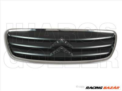 Citroen C2 2008.12.01-2010.03.01 Hűtődíszrács króm kerettel (zárt) (06T0)