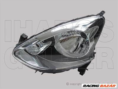 Nissan Micra (K13) 2013.06.01-2017.02.01 fényszóró H4 bal sötét házas (motoros állítás, motor nélkül) DEPO (0XWN)
