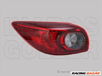 Mazda 3 (BM/BN) 2013.04.01-2017.01.01 Hátsó lámpa üres bal külső (5 ajtós) (19VK)